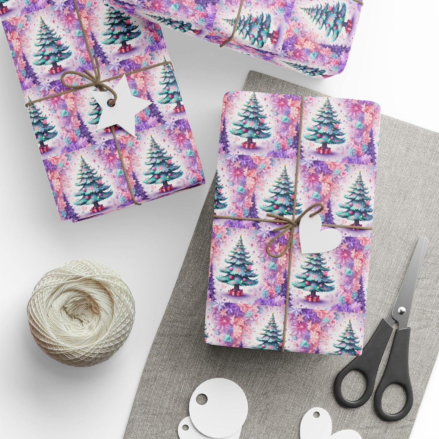 Water Color Tree Wrapping Papers