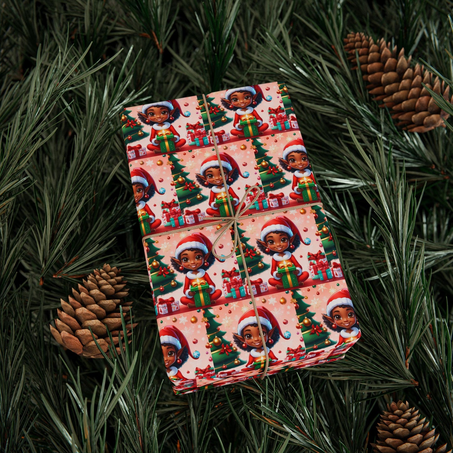 Girl Elf Wrapping Papers