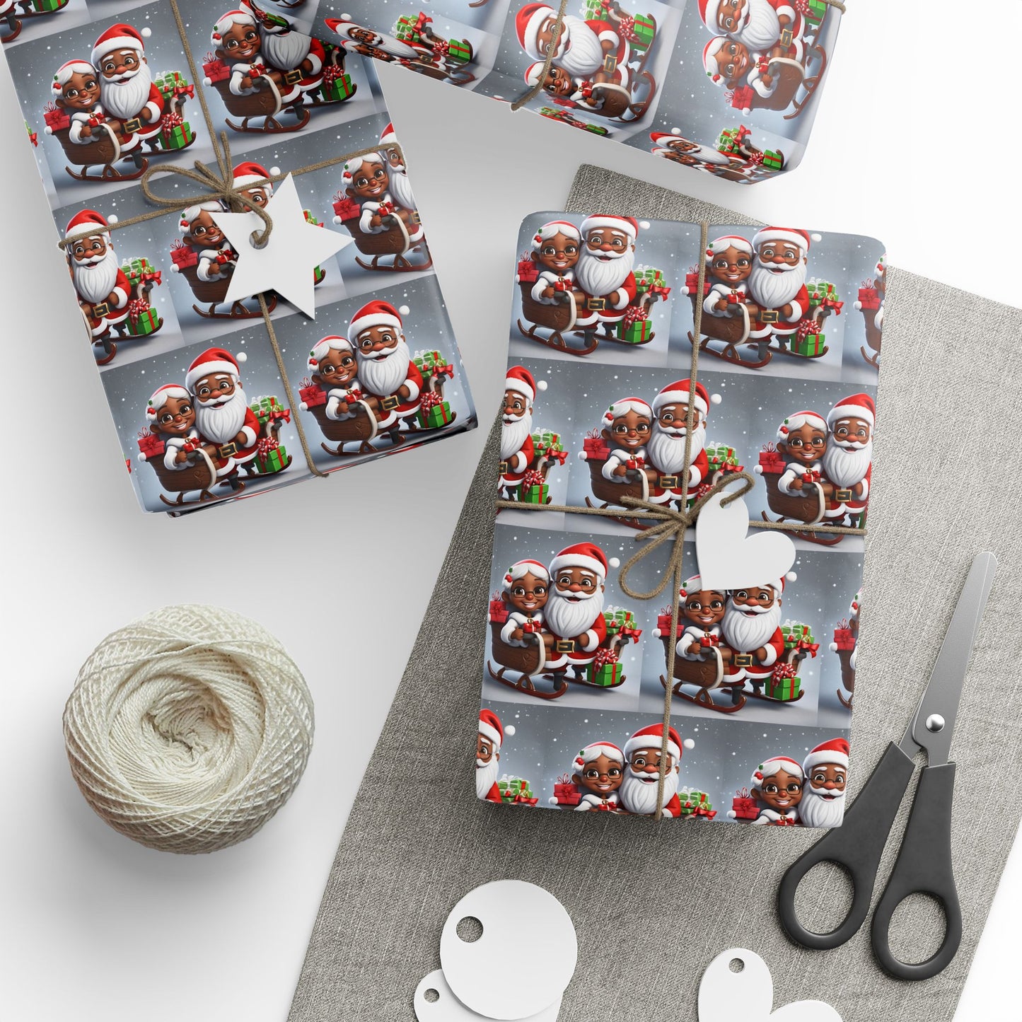 Santa and Mrs. Claus Wrapping Papers