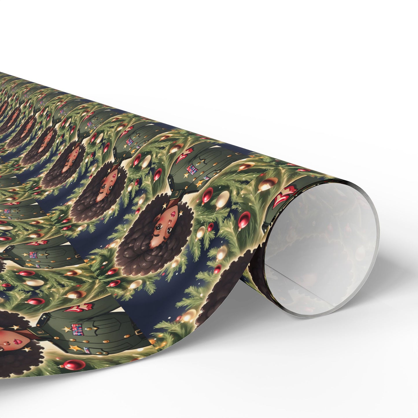 Military Woman 2 Wrapping Papers