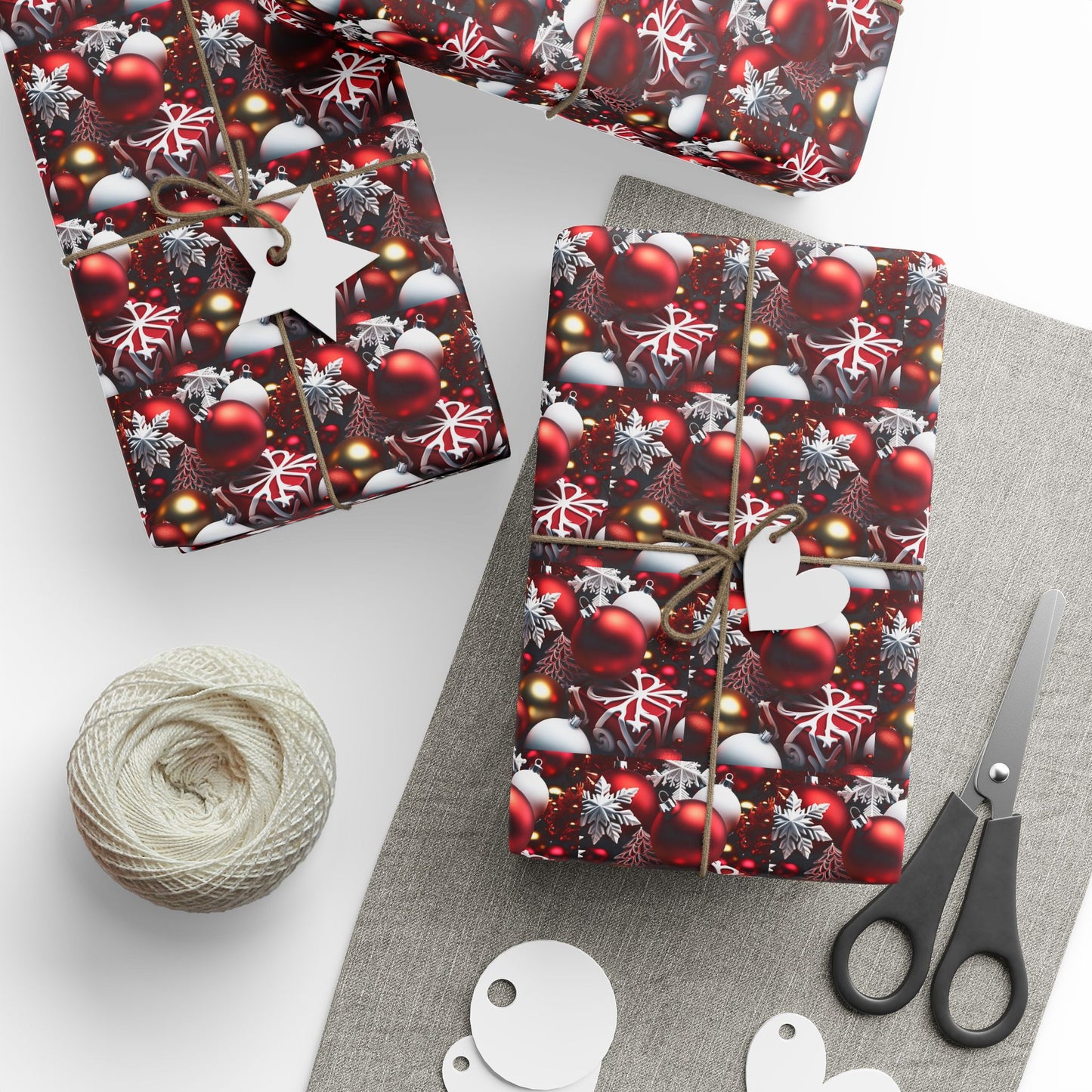 Red and white Wrapping Papers