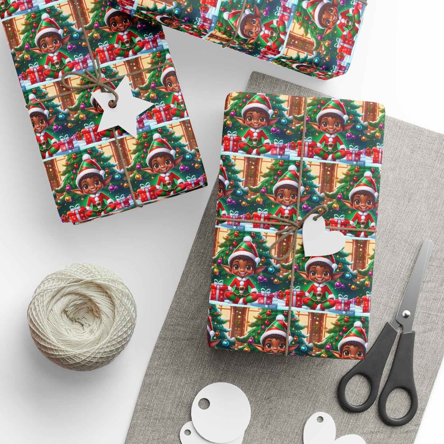 Boy Elf Wrapping Papers