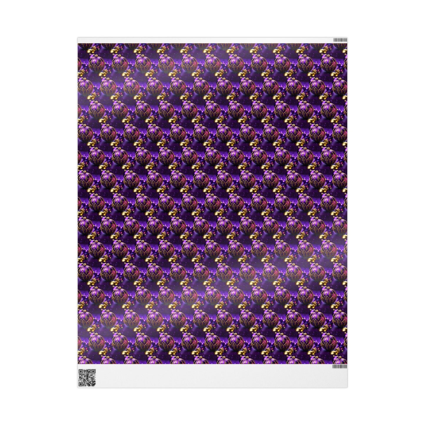 Purple and Gold Wrapping Papers