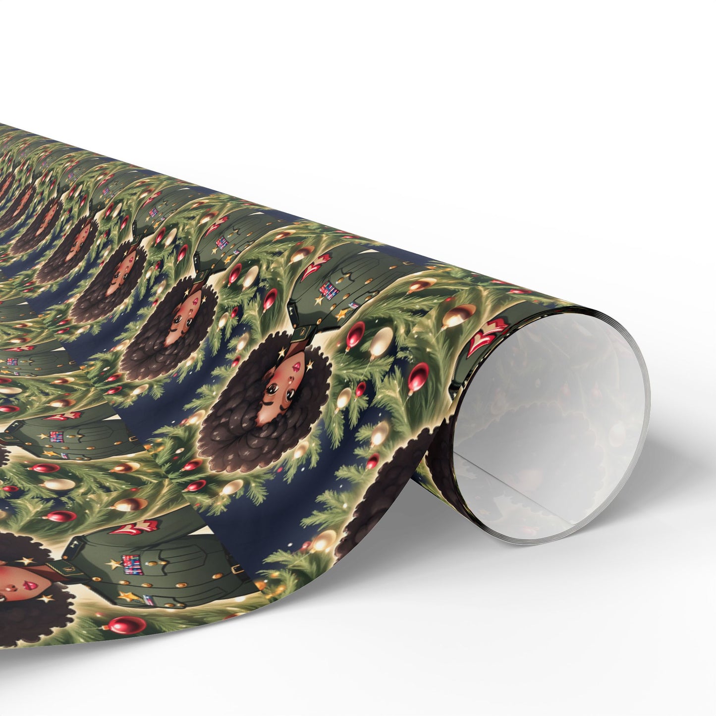 Military Woman 2 Wrapping Papers