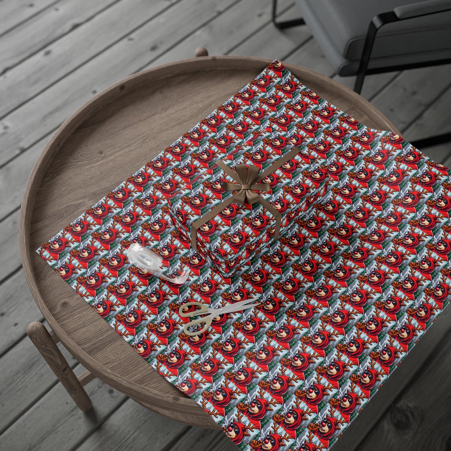 Adult Rudolph Wrapping Papers