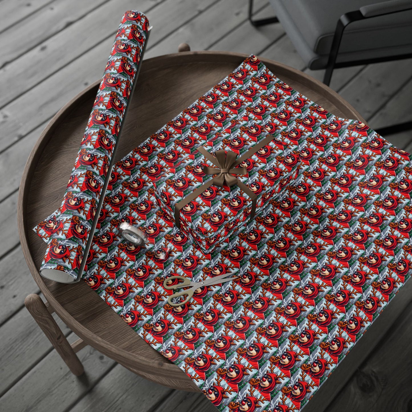 Adult Rudolph Wrapping Papers