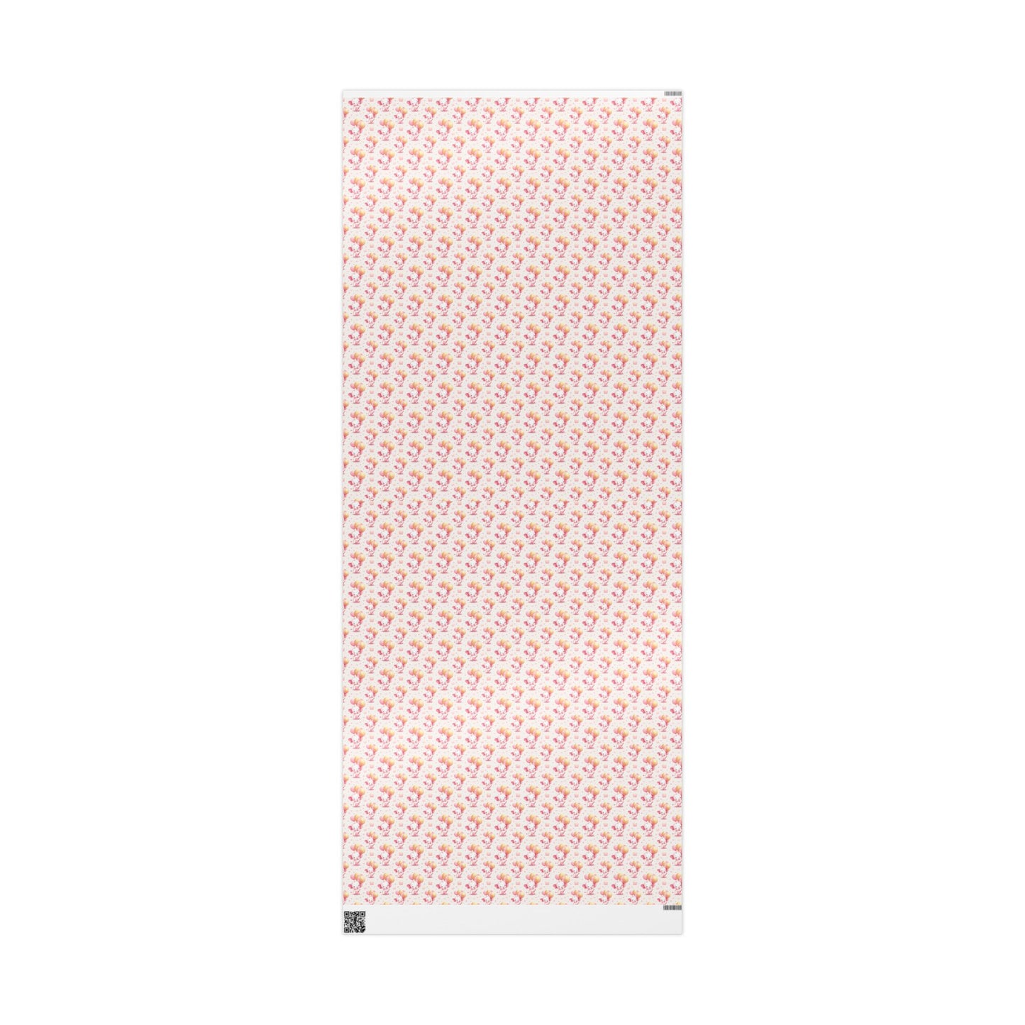 Pink Elephant Baby Shower Wrapping Papers