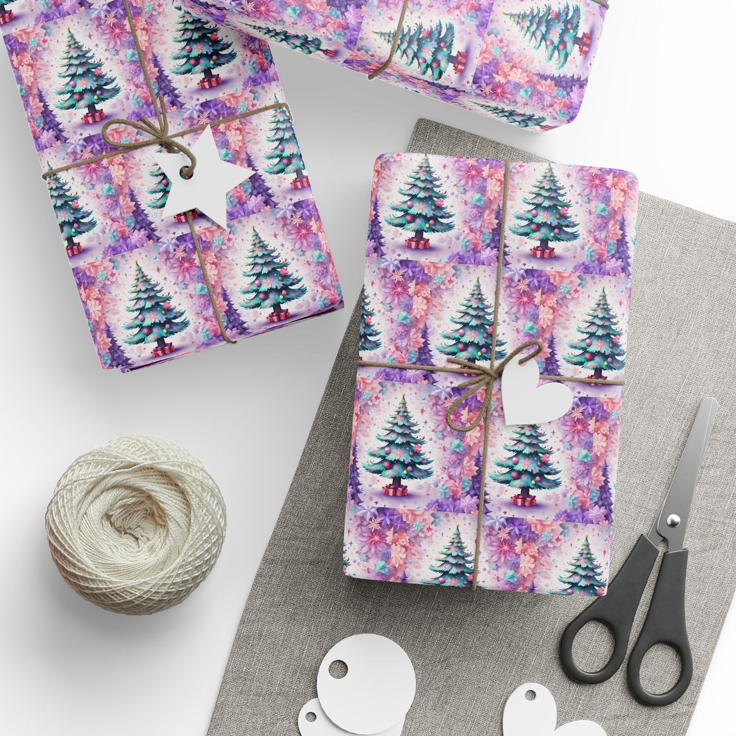 Water Color Tree Wrapping Papers