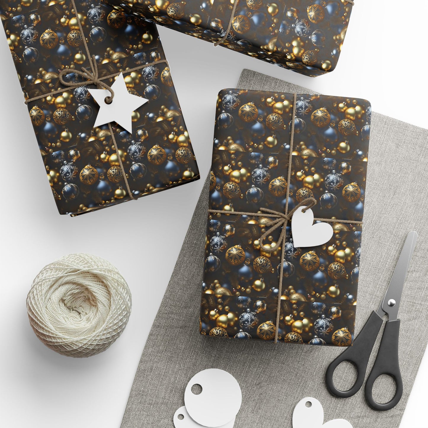 Black and Gold Wrapping Papers