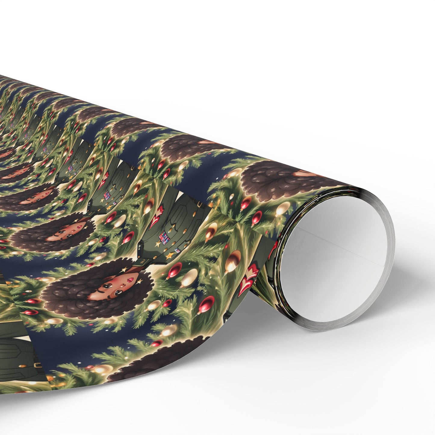 Military Woman 2 Wrapping Papers