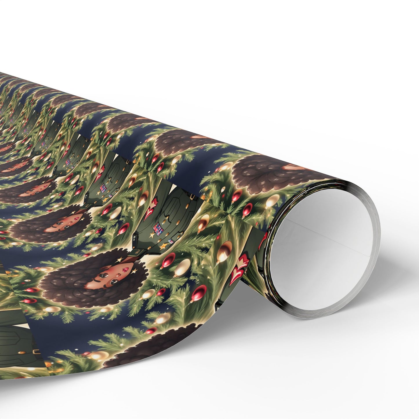 Military Woman 2 Wrapping Papers