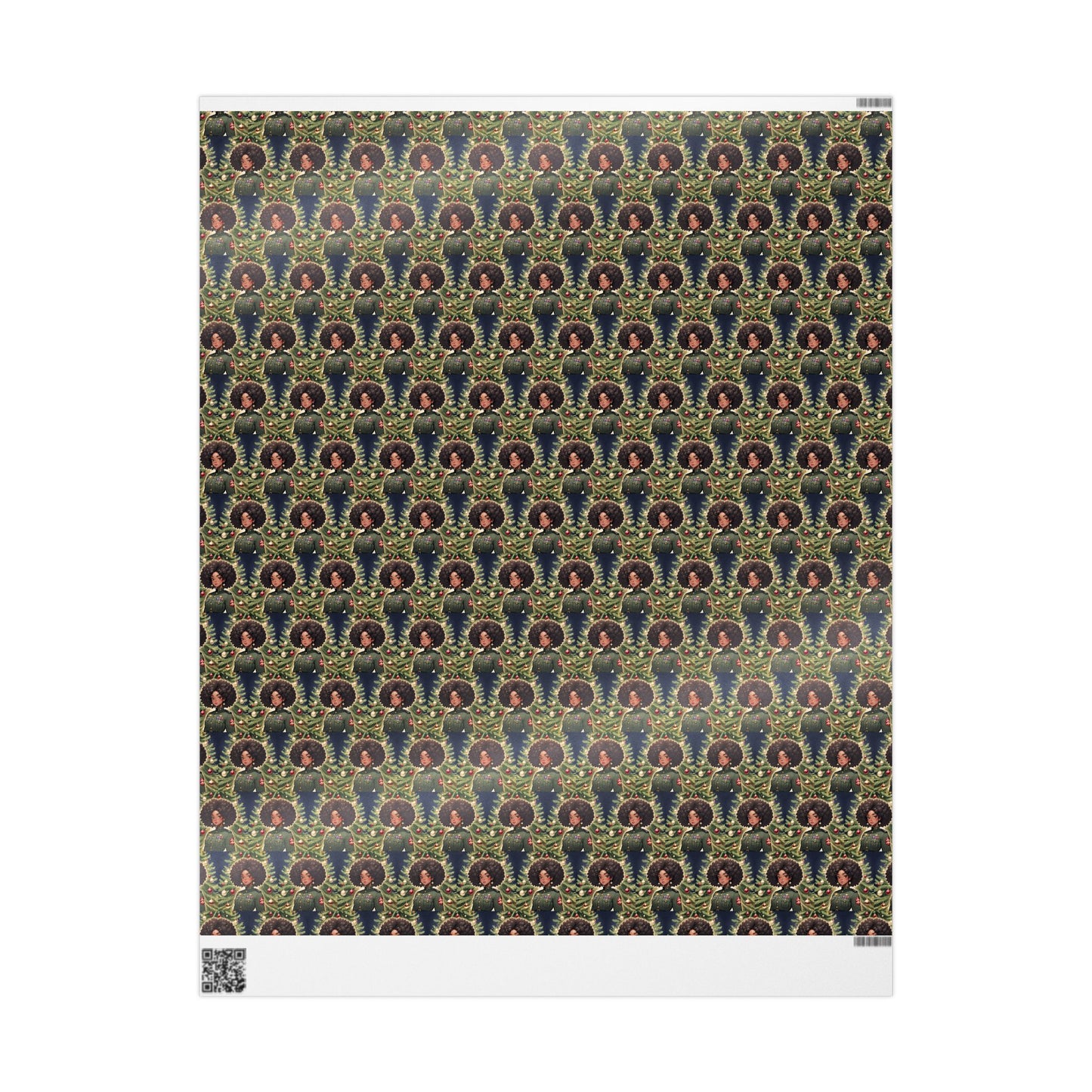 Military Woman 2 Wrapping Papers