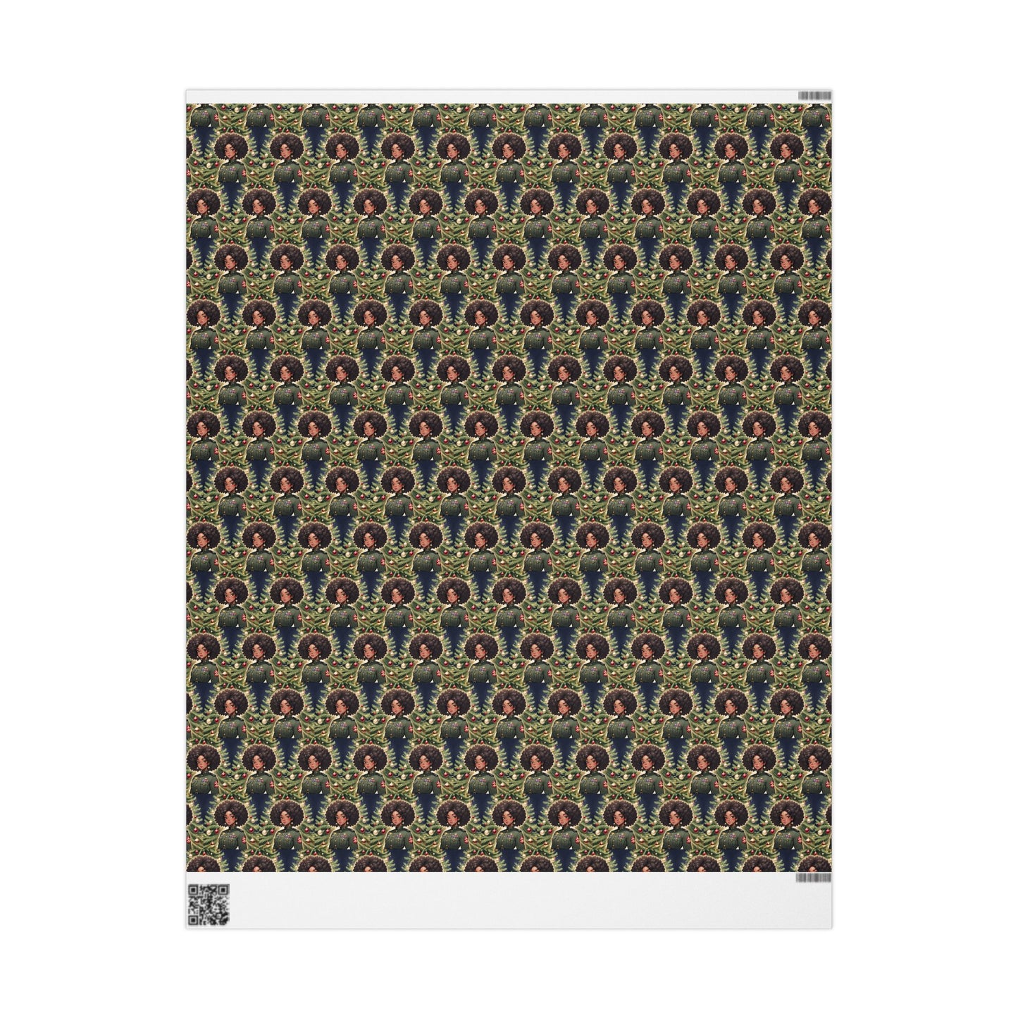 Military Woman 2 Wrapping Papers