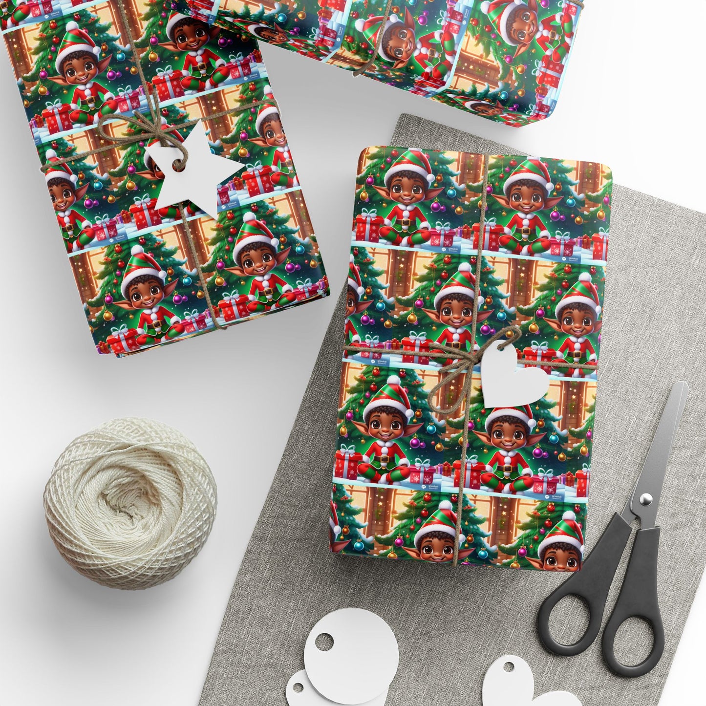 Boy Elf Wrapping Papers