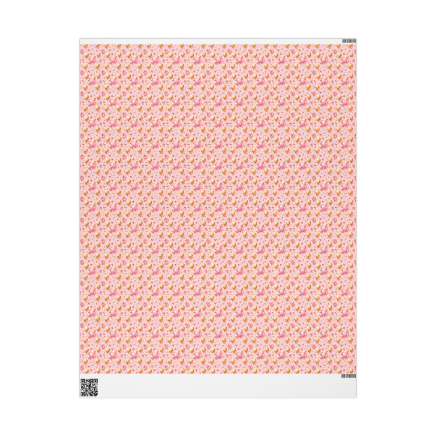 Pink and Gold Balloon Wrapping Papers