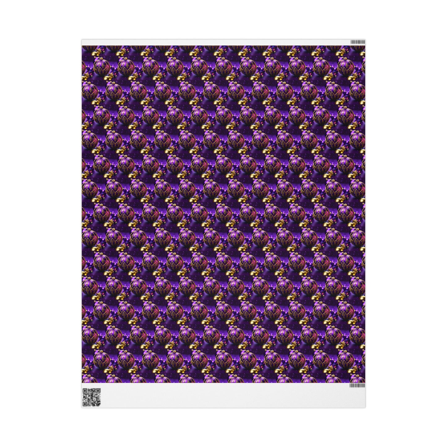 Purple and Gold Wrapping Papers